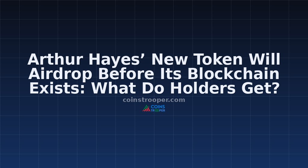 Arthur Hayes’ New Token Will Airdrop Before Its Blockchain Exists: What Do Holders Get?