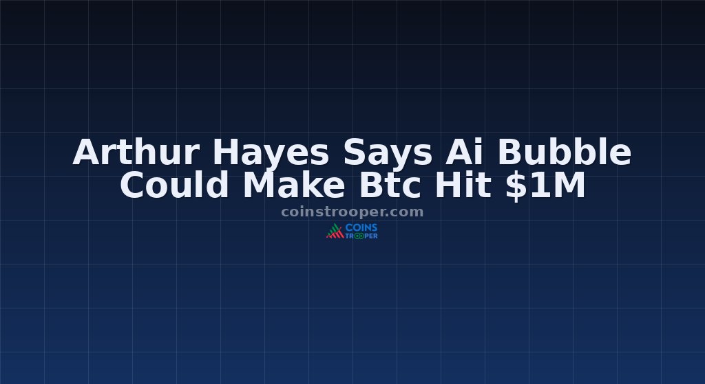 Arthur Hayes Says Ai Bubble Could Make Btc Hit $1M