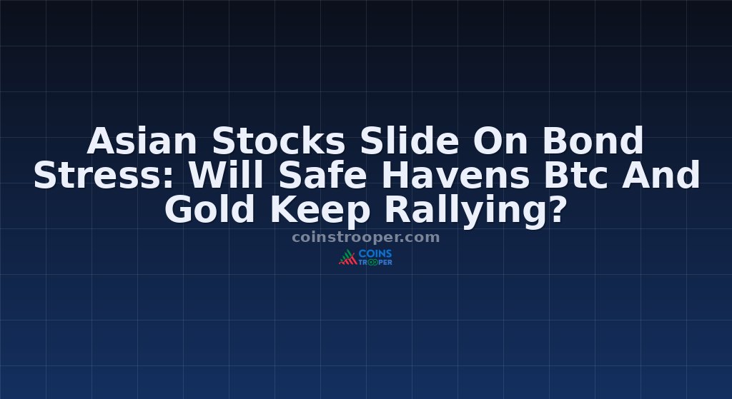 Asian Stocks Slide On Bond Stress: Will Safe Havens Btc And Gold Keep Rallying?
