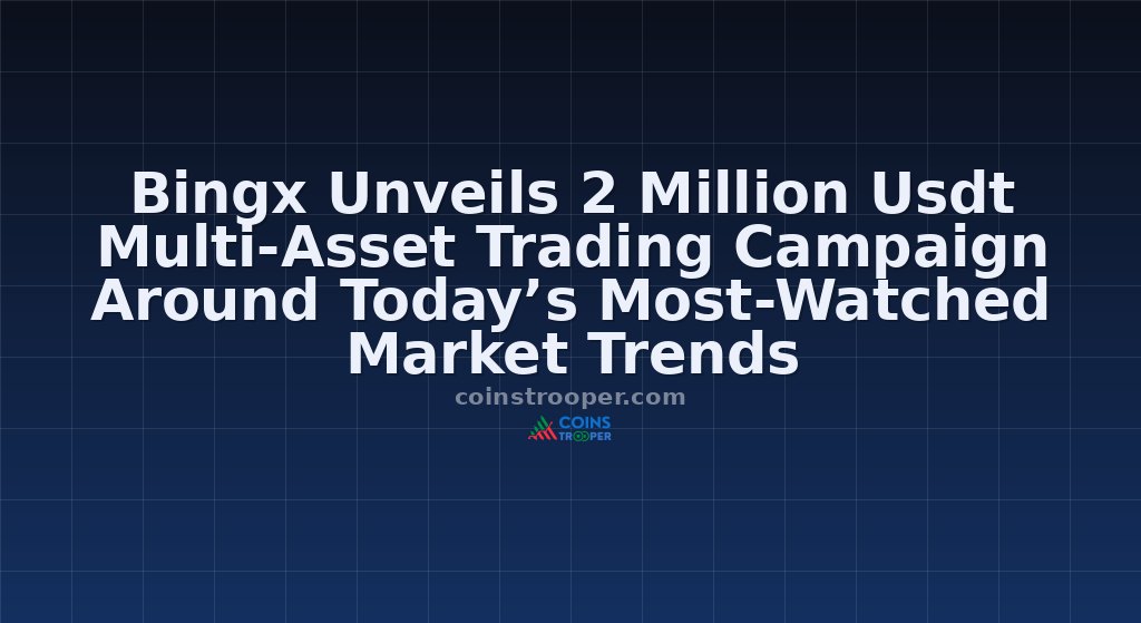 Bingx Unveils 2 Million Usdt Multi-Asset Trading Campaign Around Today’s Most-Watched Market Trends