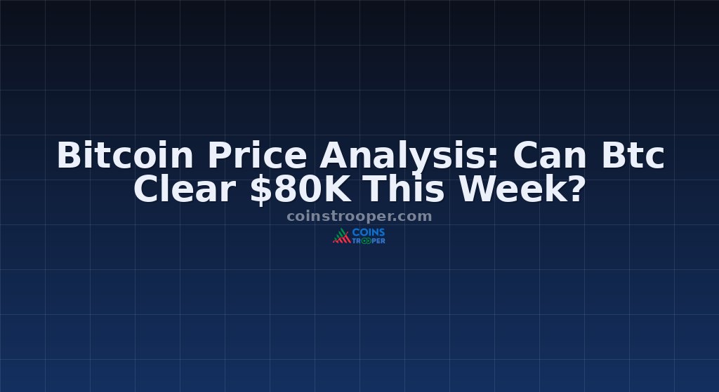 Bitcoin Price Analysis: Can Btc Clear $80K This Week?