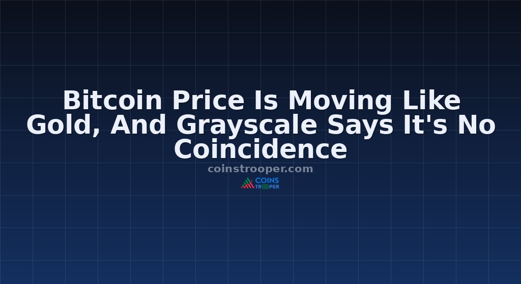 Bitcoin Price Is Moving Like Gold, And Grayscale Says It's No Coincidence