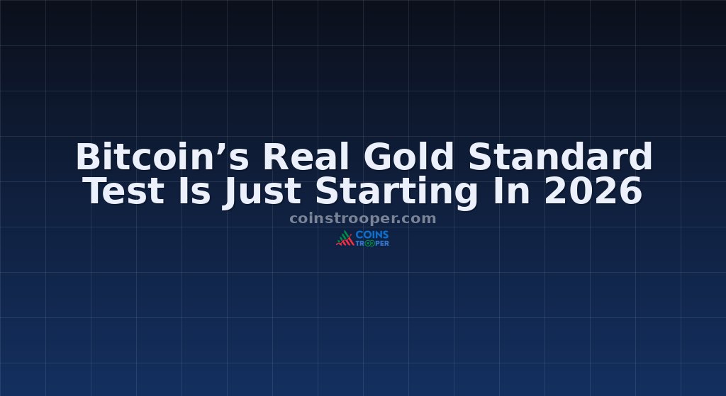 Bitcoin’s Real Gold Standard Test Is Just Starting In 2026