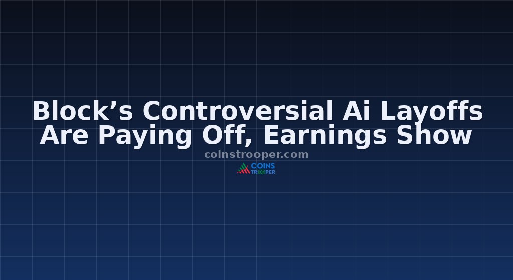 Block’s Controversial Ai Layoffs Are Paying Off, Earnings Show