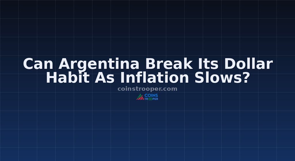 Can Argentina Break Its Dollar Habit As Inflation Slows?