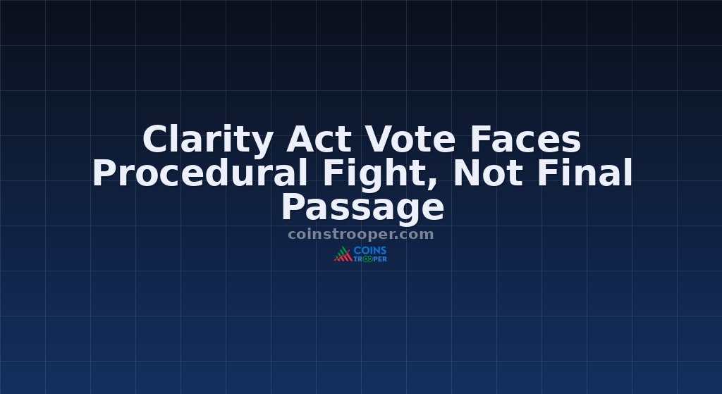 Clarity Act Vote Faces Procedural Fight, Not Final Passage