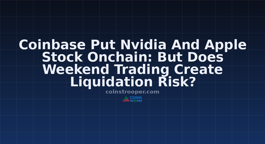 Coinbase Put Nvidia And Apple Stock Onchain: But Does Weekend Trading Create Liquidation Risk?