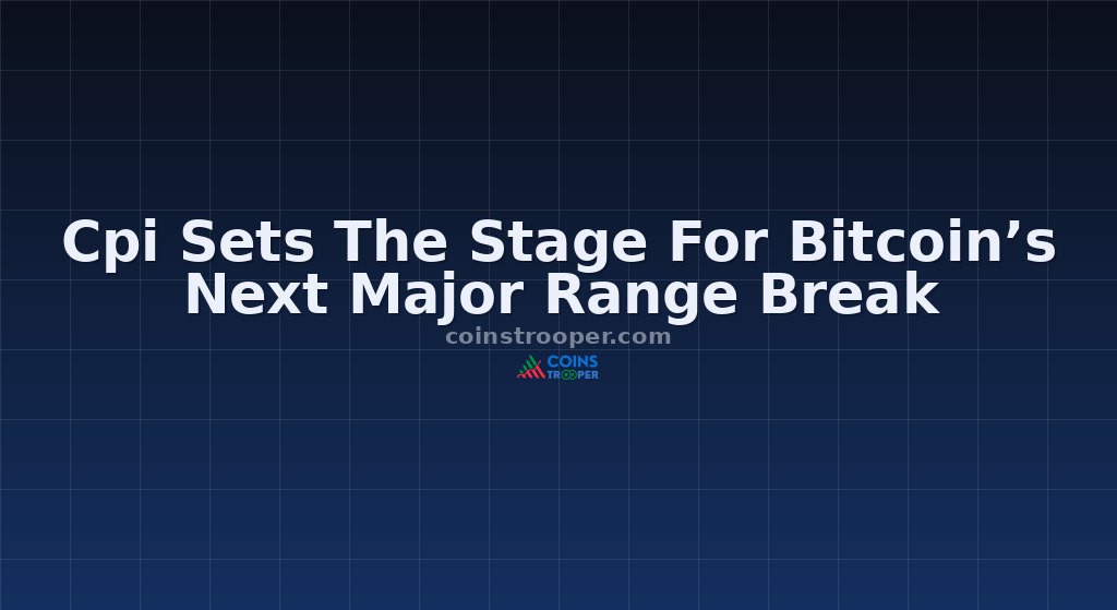 Cpi Sets The Stage For Bitcoin’s Next Major Range Break