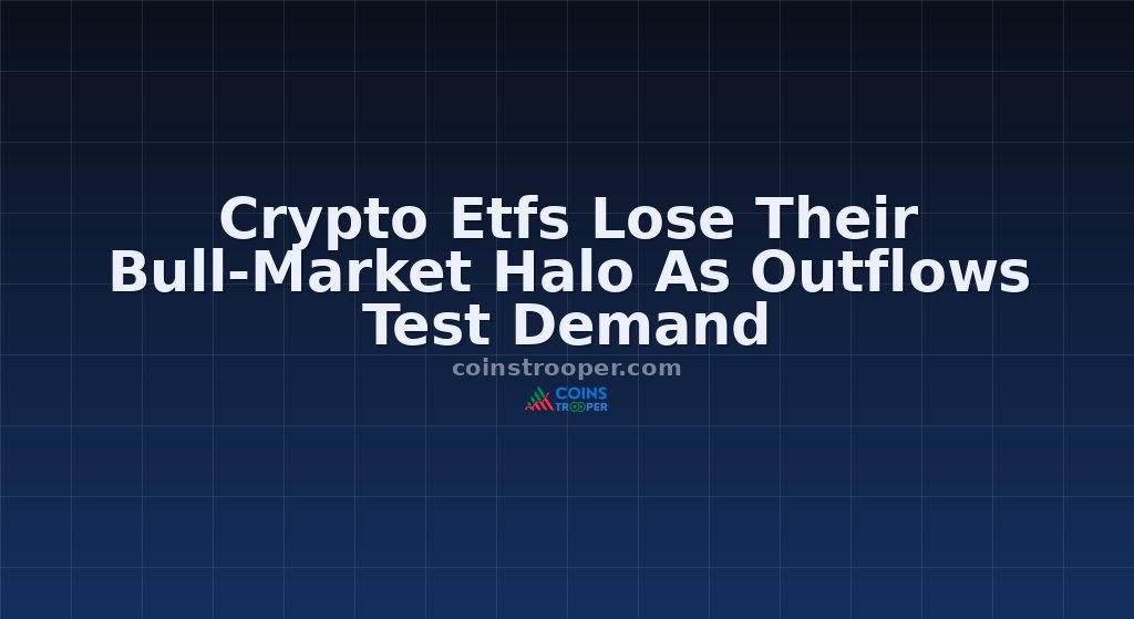 Crypto Etfs Lose Their Bull-Market Halo As Outflows Test Demand