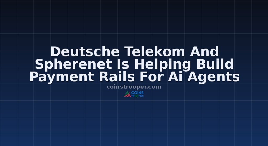 Deutsche Telekom And Spherenet Is Helping Build Payment Rails For Ai Agents