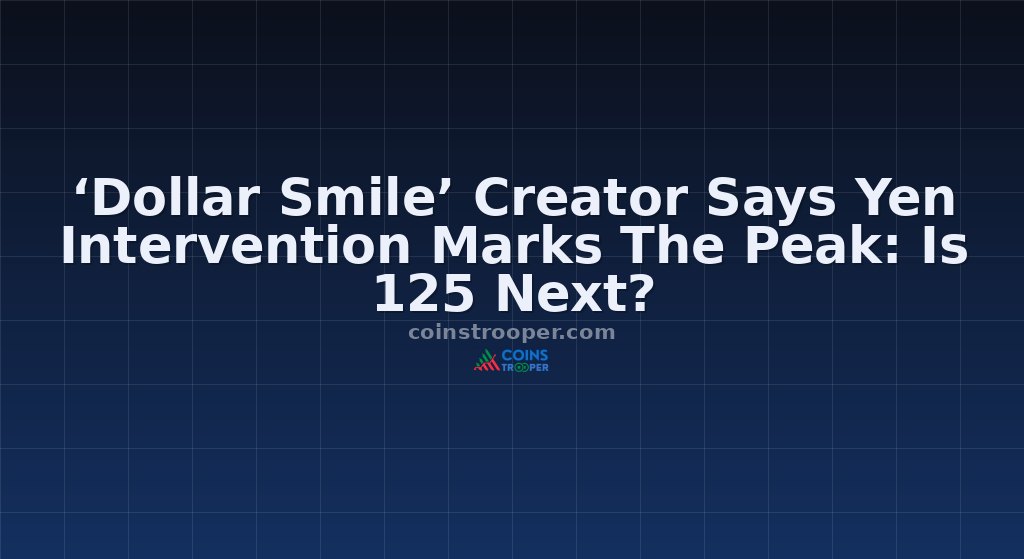 ‘Dollar Smile’ Creator Says Yen Intervention Marks The Peak: Is 125 Next?