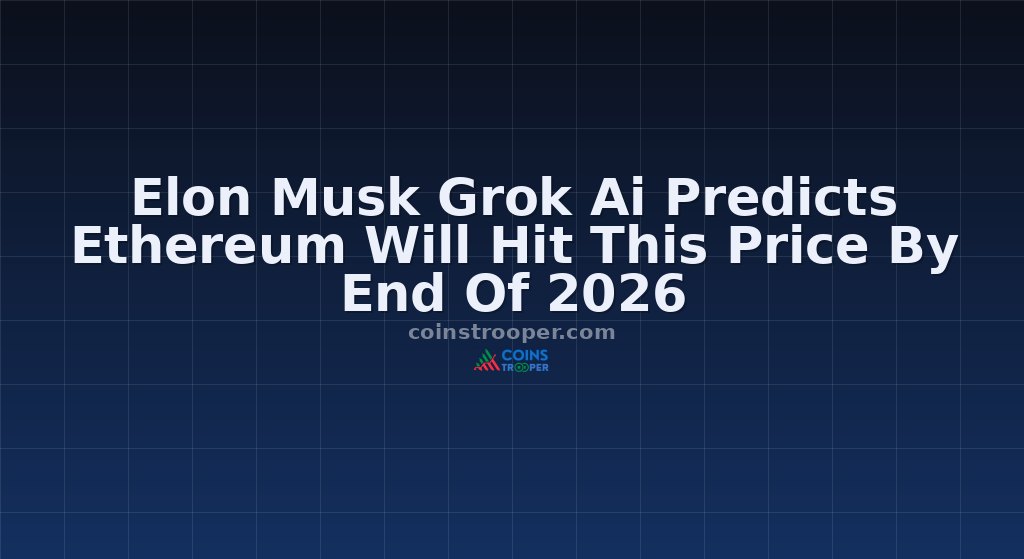 Elon Musk Grok Ai Predicts Ethereum Will Hit This Price By End Of 2026