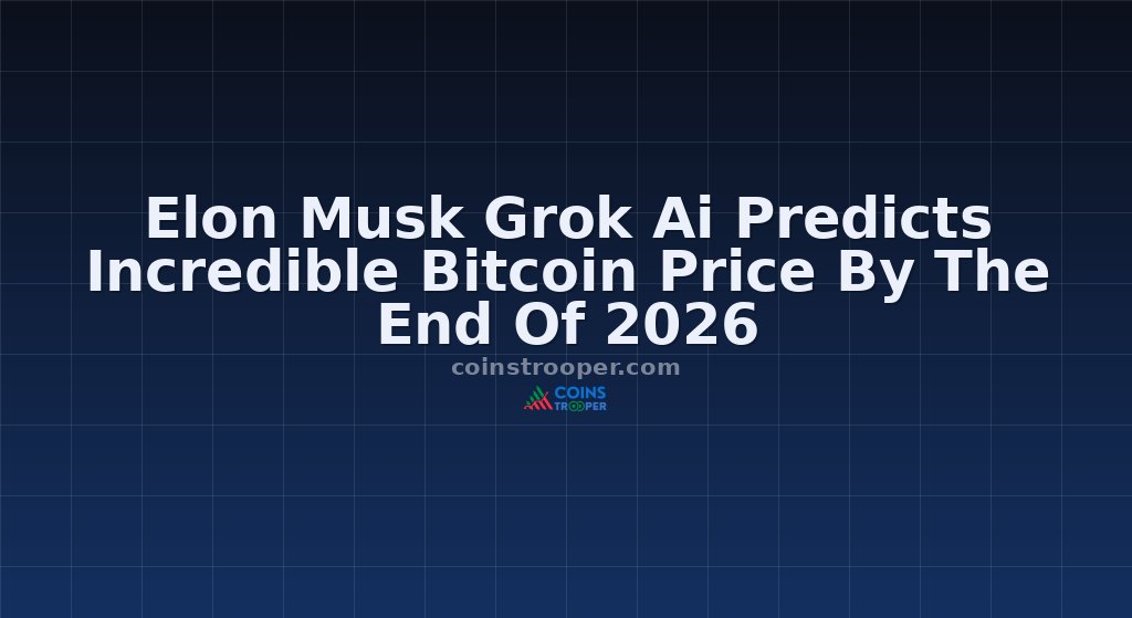Elon Musk Grok Ai Predicts Incredible Bitcoin Price By The End Of 2026