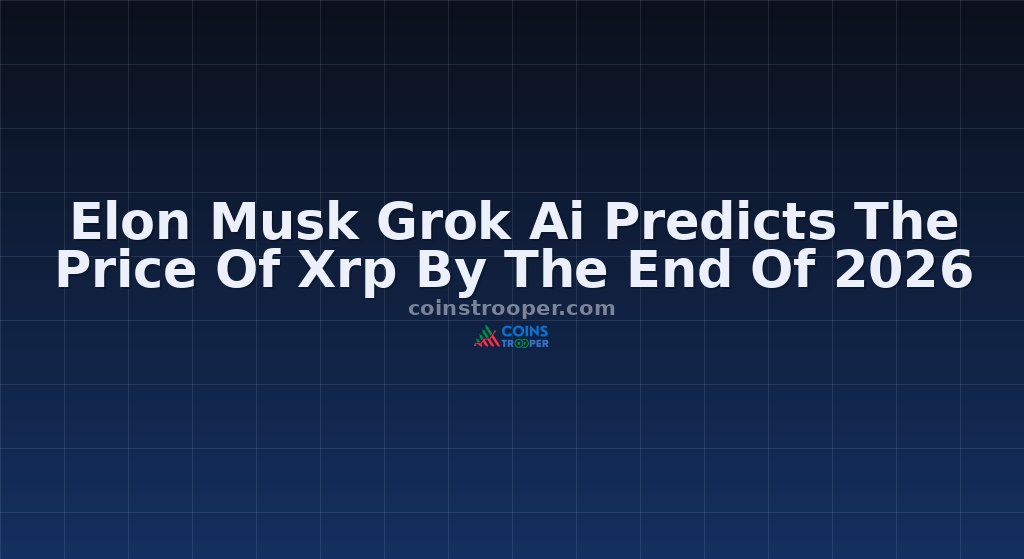 Elon Musk Grok Ai Predicts The Price Of Xrp By The End Of 2026