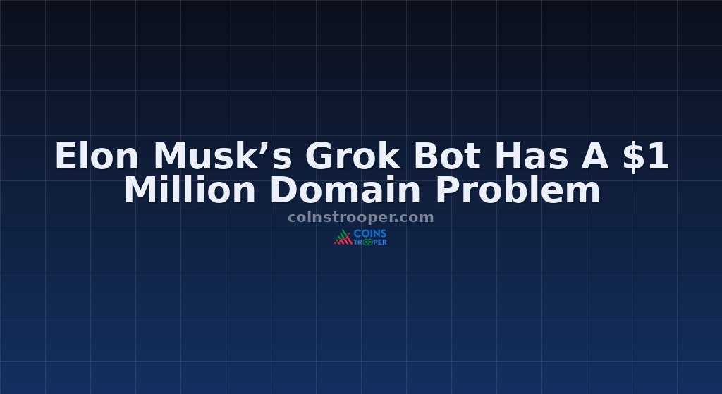 Elon Musk’s Grok Bot Has A $1 Million Domain Problem