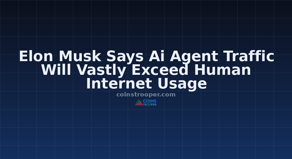 Elon Musk Says Ai Agent Traffic Will Vastly Exceed Human Internet Usage