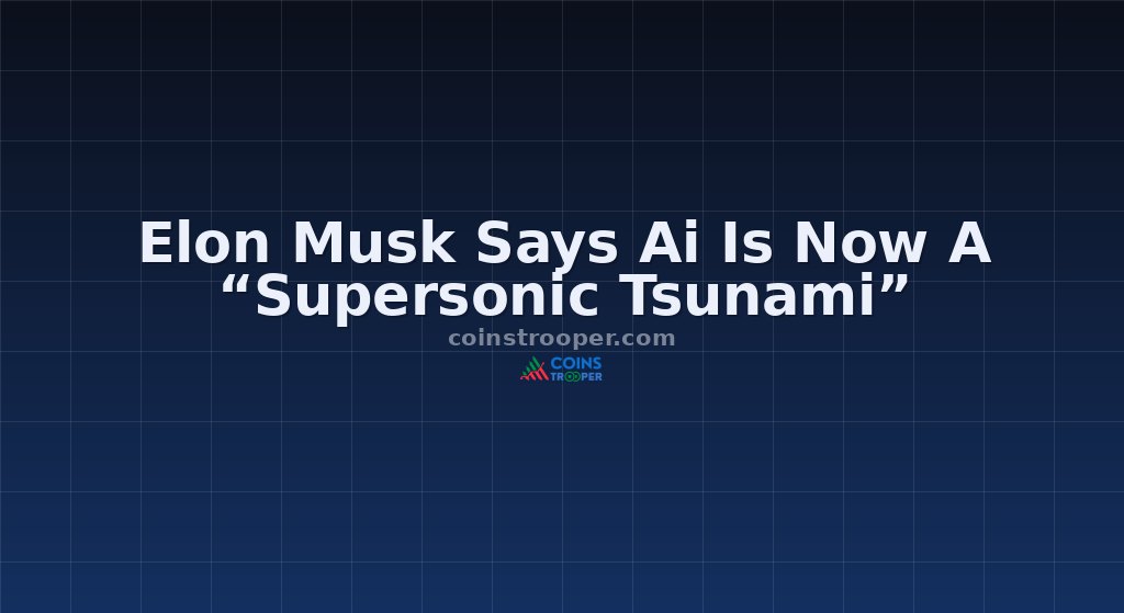 Elon Musk Says Ai Is Now A “Supersonic Tsunami”