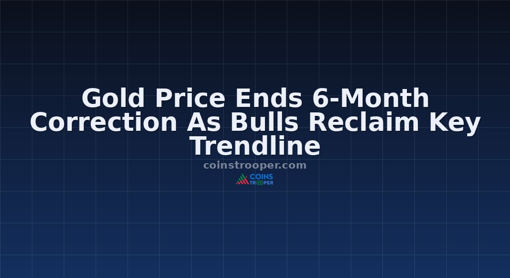 Gold Price Ends 6-Month Correction As Bulls Reclaim Key Trendline