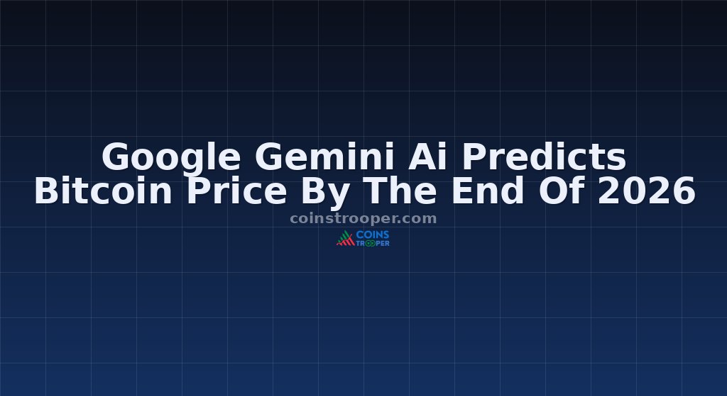 Google Gemini Ai Predicts Bitcoin Price By The End Of 2026