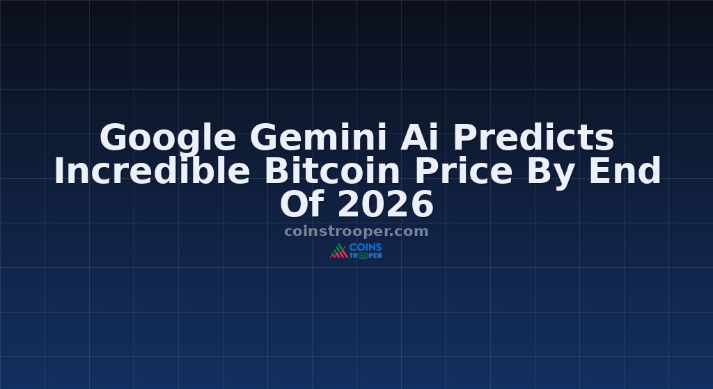 Google Gemini Ai Predicts Incredible Bitcoin Price By End Of 2026