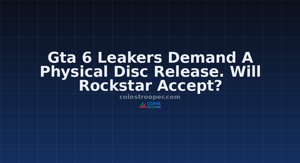 Gta 6 Leakers Demand A Physical Disc Release. Will Rockstar Accept?