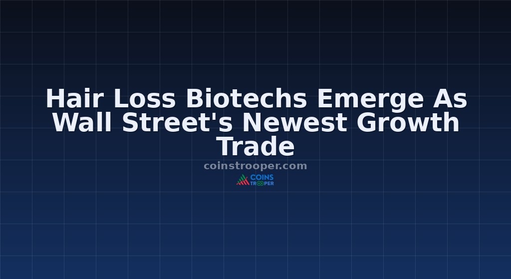 Hair Loss Biotechs Emerge As Wall Street's Newest Growth Trade