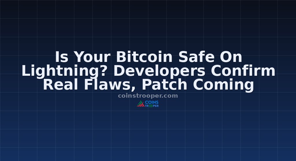 Is Your Bitcoin Safe On Lightning? Developers Confirm Real Flaws, Patch Coming