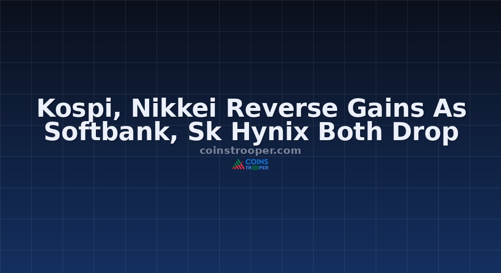 Kospi, Nikkei Reverse Gains As Softbank, Sk Hynix Both Drop