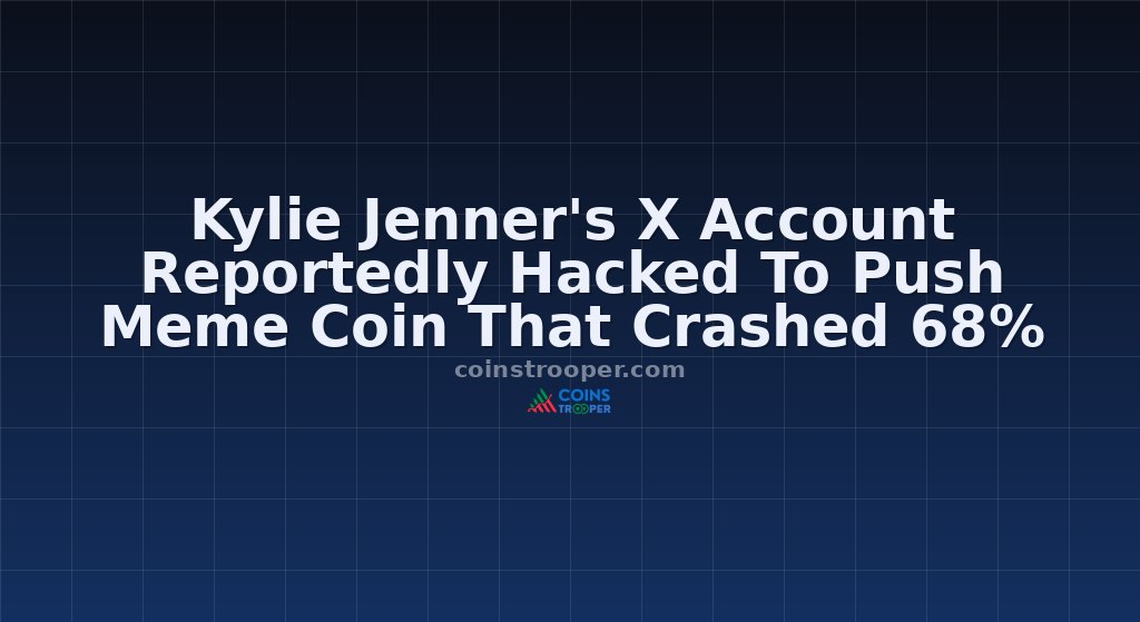 Kylie Jenner's X Account Reportedly Hacked To Push Meme Coin That Crashed 68%