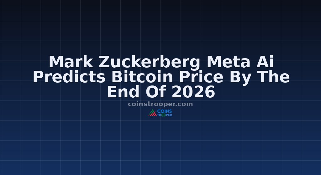 Mark Zuckerberg Meta Ai Predicts Bitcoin Price By The End Of 2026