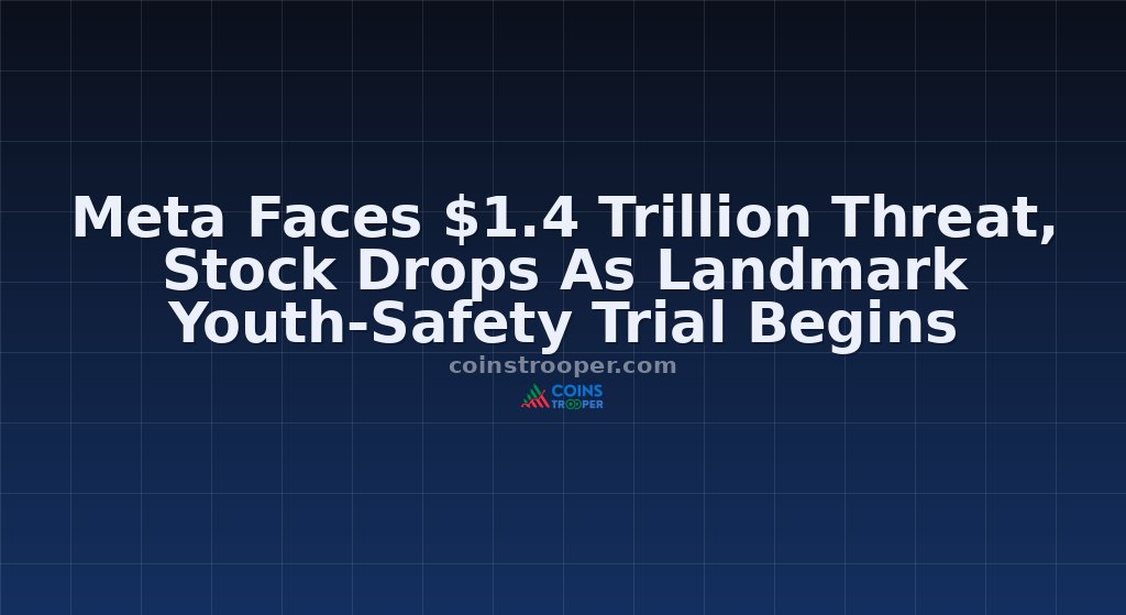Meta Faces $1.4 Trillion Threat, Stock Drops As Landmark Youth-Safety Trial Begins