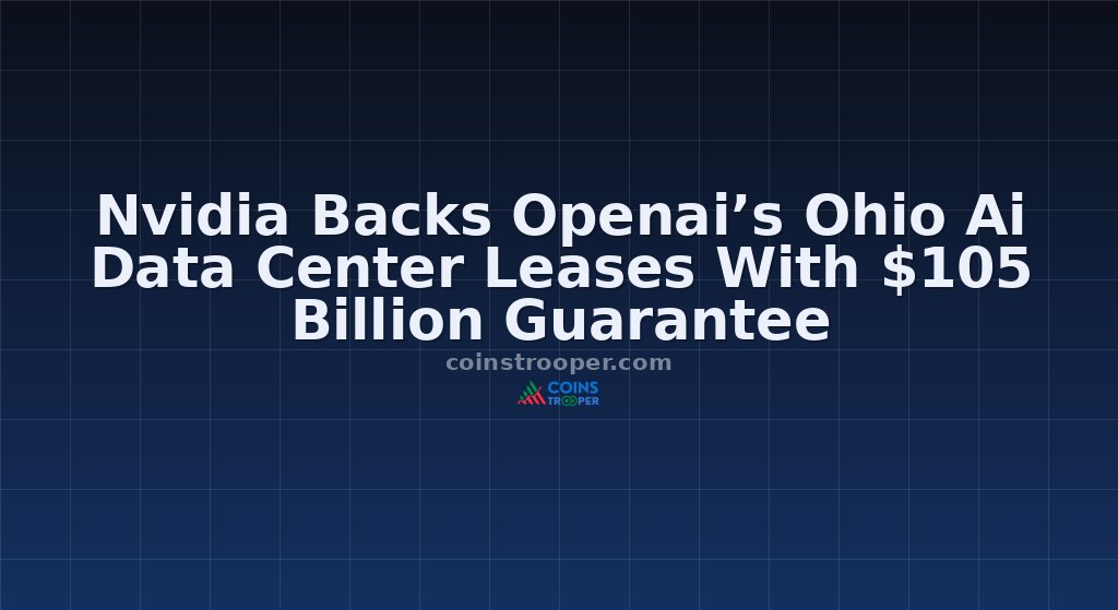 Nvidia Backs Openai’s Ohio Ai Data Center Leases With $105 Billion Guarantee