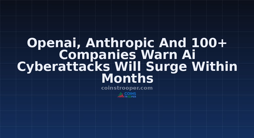Openai, Anthropic And 100+ Companies Warn Ai Cyberattacks Will Surge Within Months