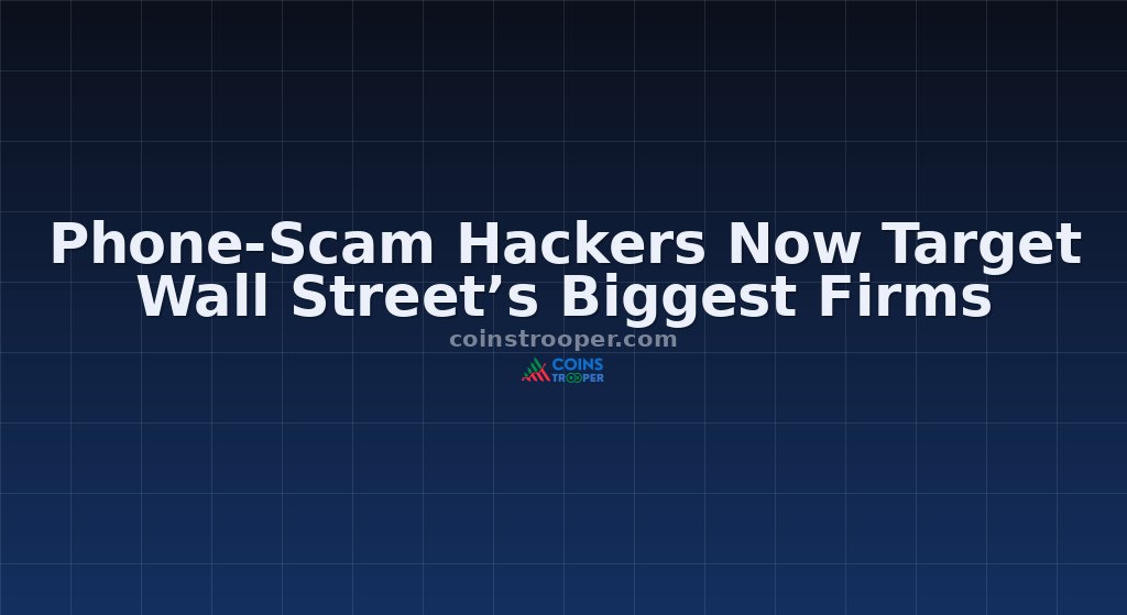 Phone-Scam Hackers Now Target Wall Street’s Biggest Firms