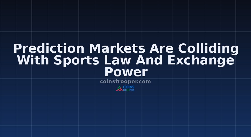 Prediction Markets Are Colliding With Sports Law And Exchange Power