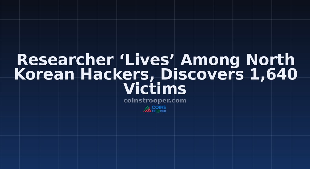 Researcher ‘Lives’ Among North Korean Hackers, Discovers 1,640 Victims