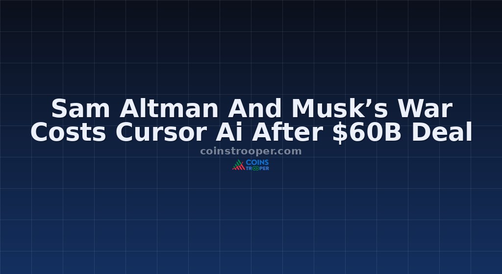 Sam Altman And Musk’s War Costs Cursor Ai After $60B Deal