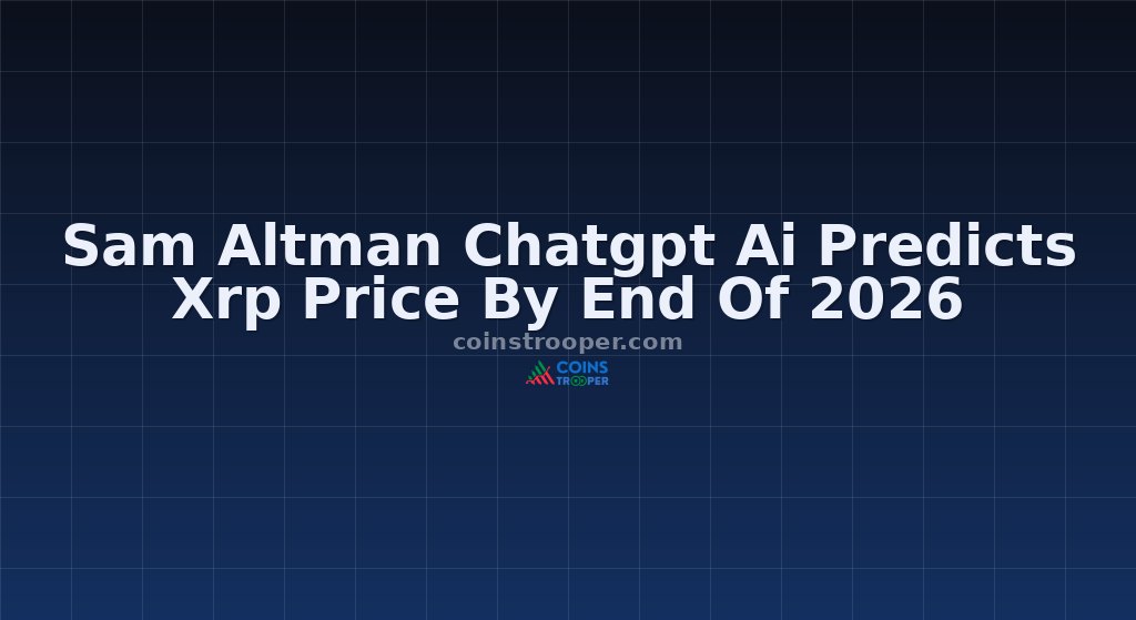 Sam Altman Chatgpt Ai Predicts Xrp Price By End Of 2026