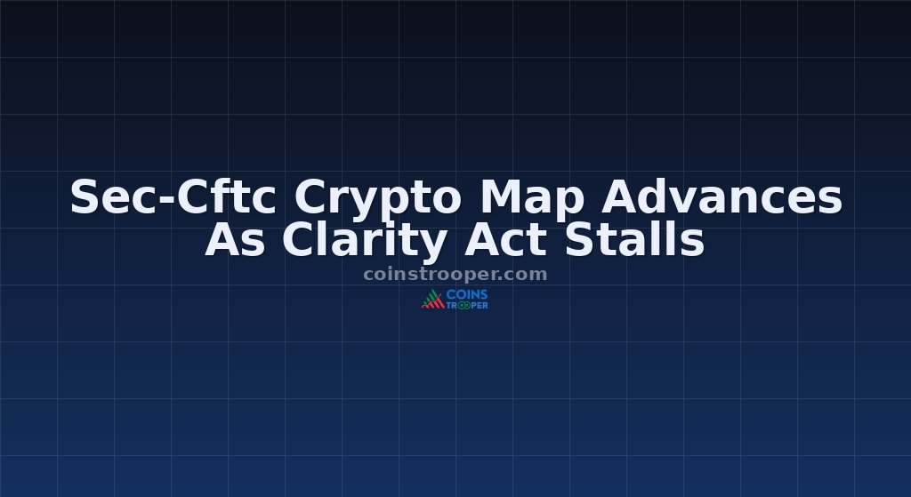 Sec-Cftc Crypto Map Advances As Clarity Act Stalls