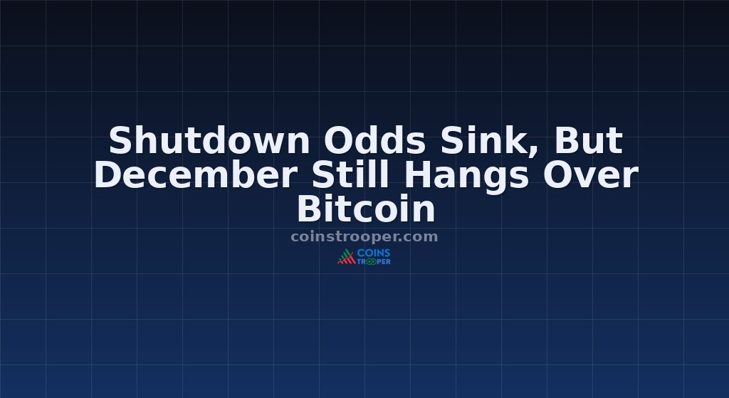 Shutdown Odds Sink, But December Still Hangs Over Bitcoin