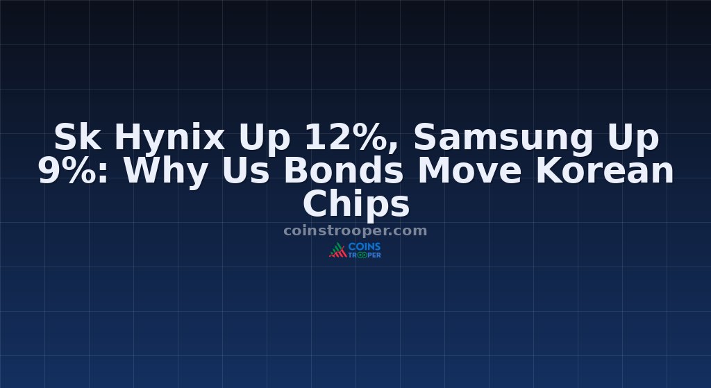 Sk Hynix Up 12%, Samsung Up 9%: Why Us Bonds Move Korean Chips
