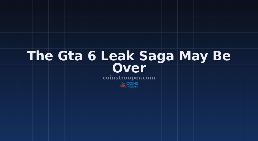 The Gta 6 Leak Saga May Be Over