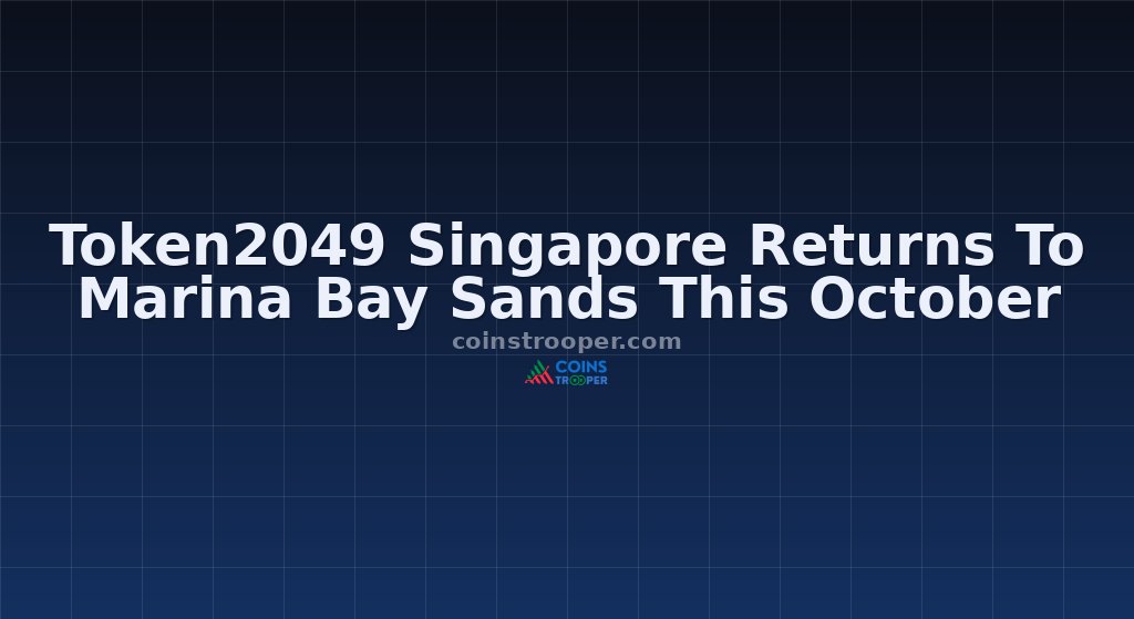 Token2049 Singapore Returns To Marina Bay Sands This October