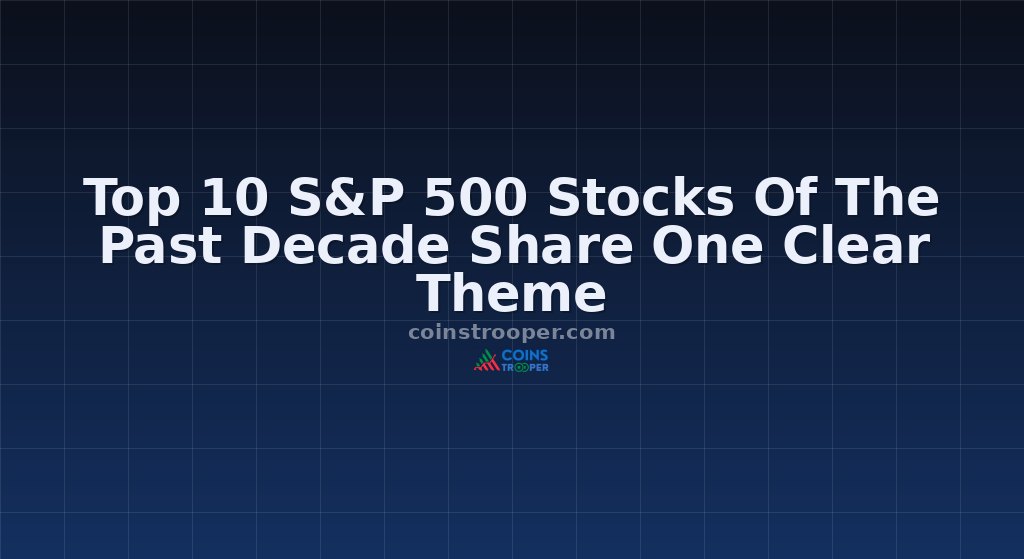 Top 10 S&P 500 Stocks Of The Past Decade Share One Clear Theme