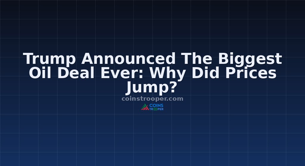 Trump Announced The Biggest Oil Deal Ever: Why Did Prices Jump?