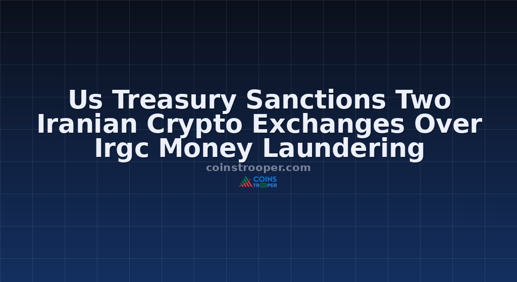 Us Treasury Sanctions Two Iranian Crypto Exchanges Over Irgc Money Laundering