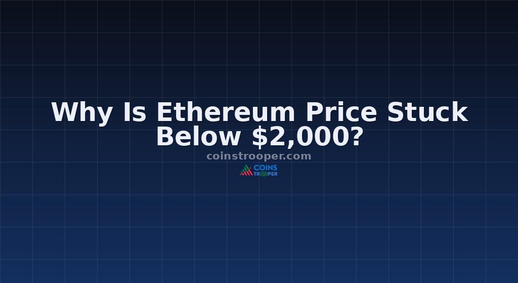 Why Is Ethereum Price Stuck Below $2,000?