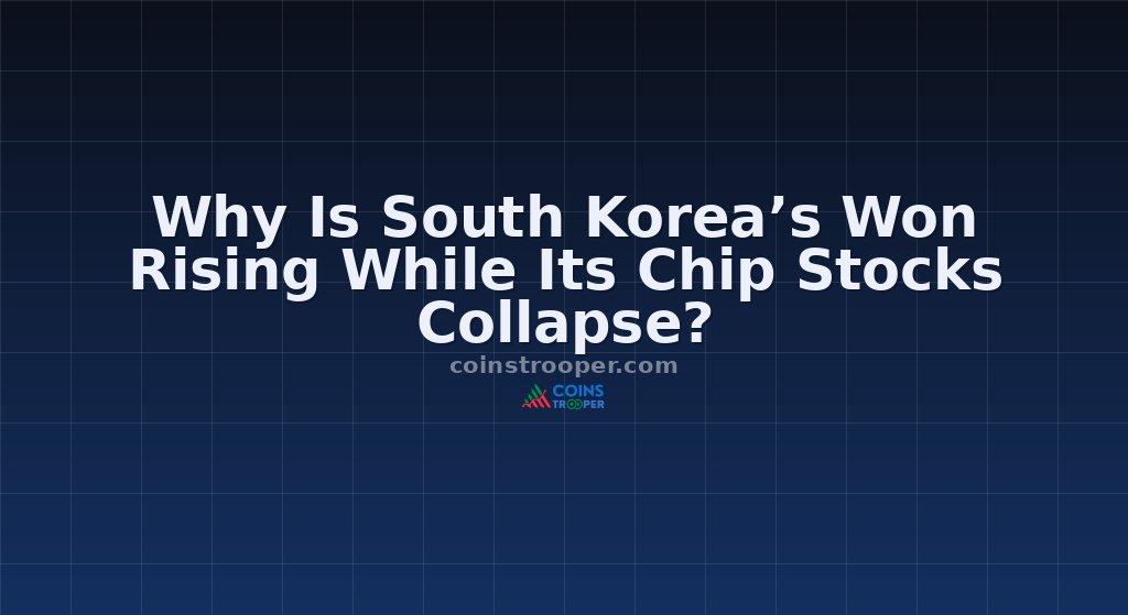 Why Is South Korea’s Won Rising While Its Chip Stocks Collapse?