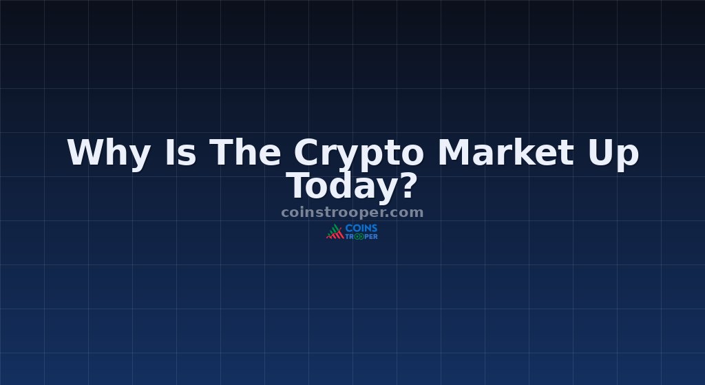 Why Is The Crypto Market Up Today?