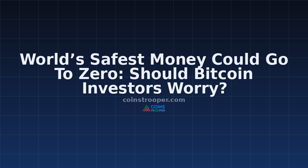 World’s Safest Money Could Go To Zero: Should Bitcoin Investors Worry?